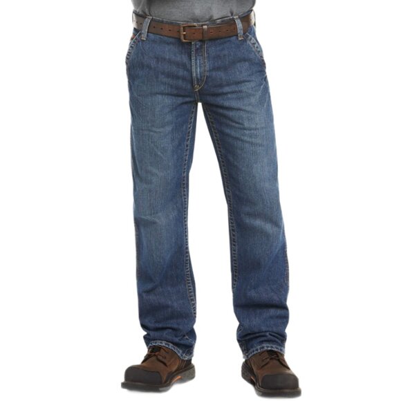 Ariat M4 Fire Resistant Workhorse Relaxed Boot Cut Denim Jeans Size 38 - Picture 2 of 9